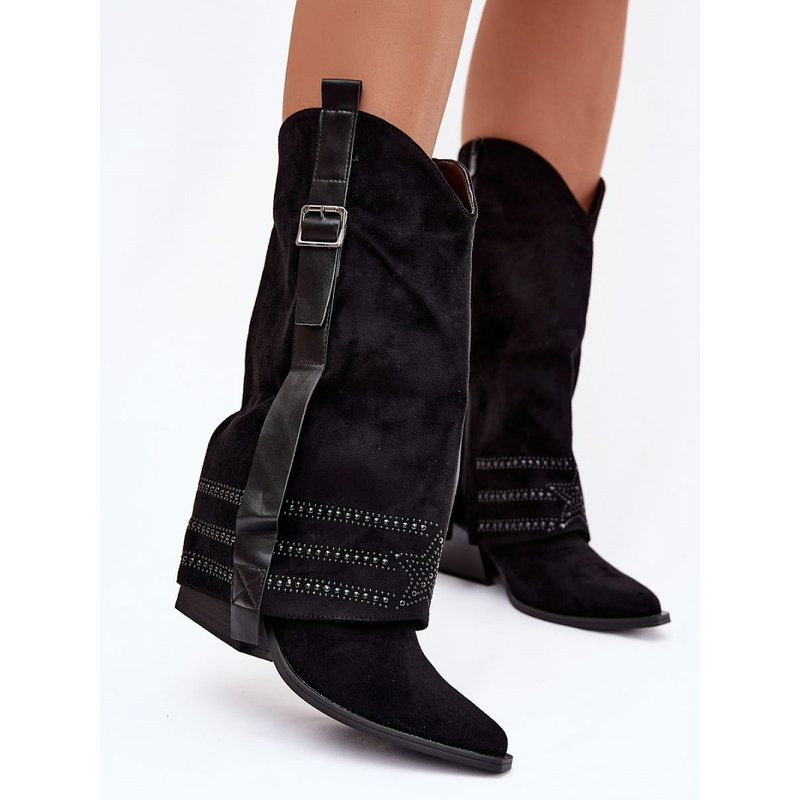 Heel boots model 221907 Step in style - 38 - Black