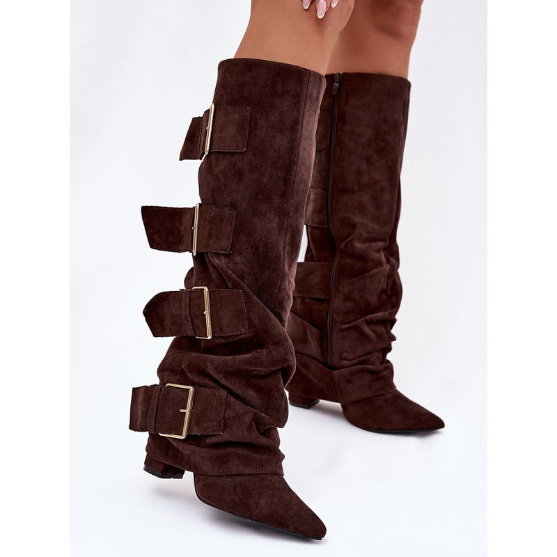 Heel boots model 221908 Step in style - 41 - Brown