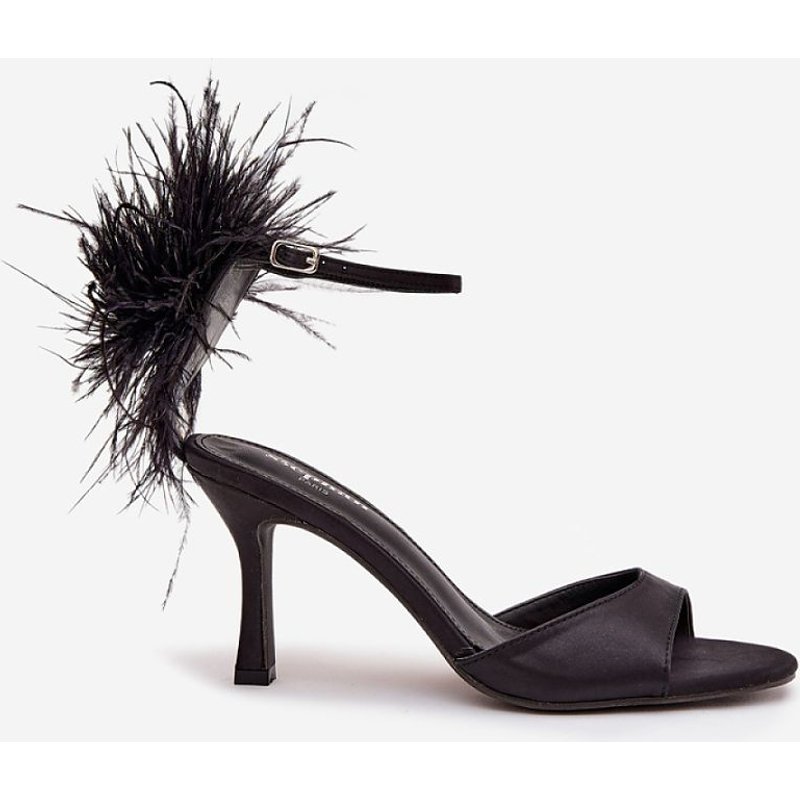 Heel sandals model 222268 Step in style - 37 - Black