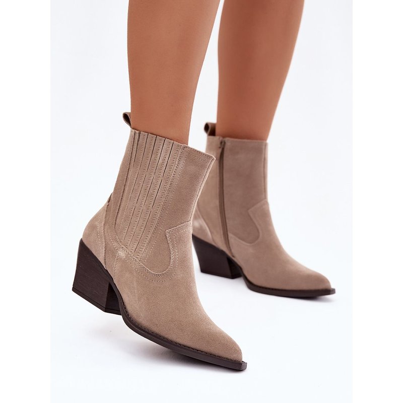 Heel boots model 222487 Step in style - 40 - Beige