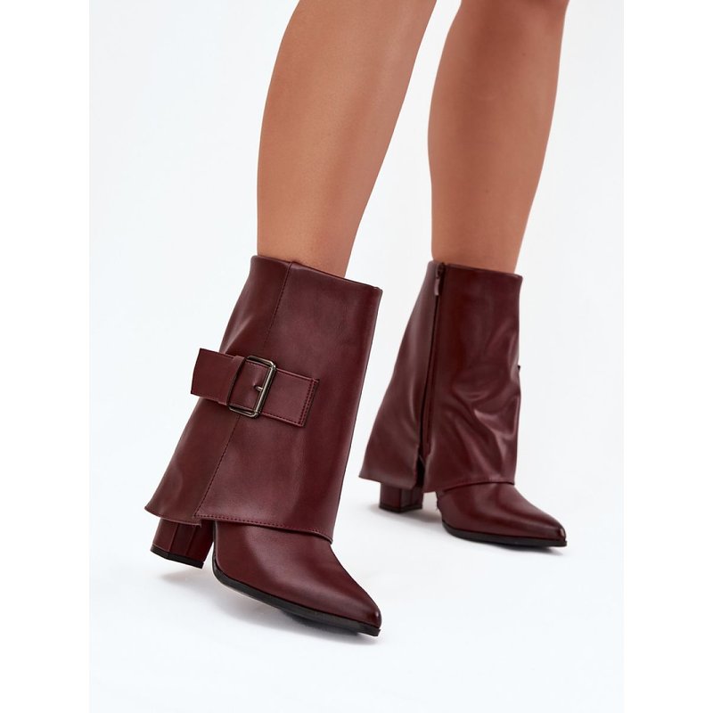 Heel boots model 222489 Step in style - 39 - Red