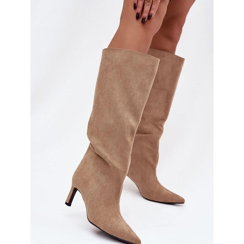 Heel boots model 222533 Step in style - 40 - Beige