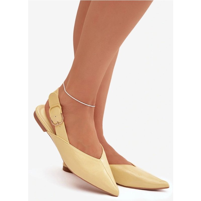 Ballet flats model 222709 Step in style - 39 - Yellow