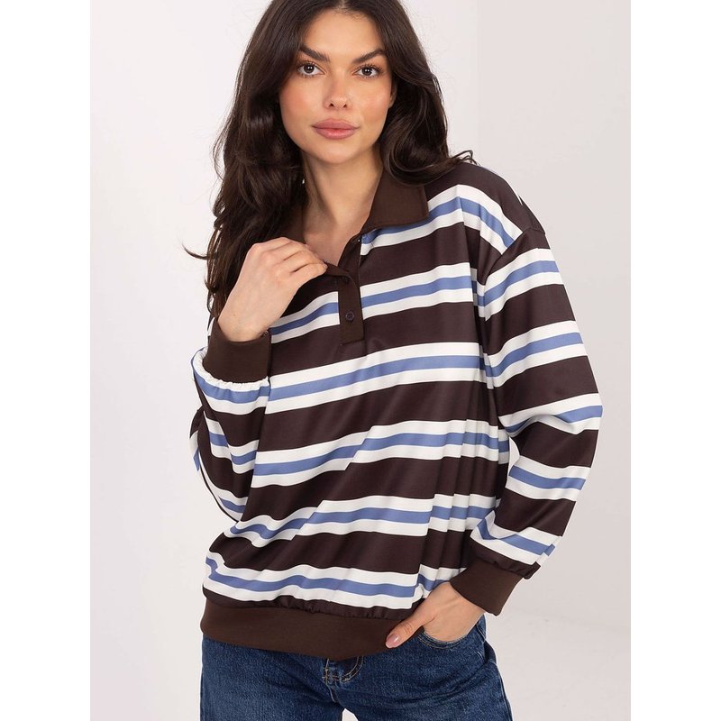 Sweatshirt model 222767 Italy Moda - ONE-SIZE-FITS-ALL - Brown