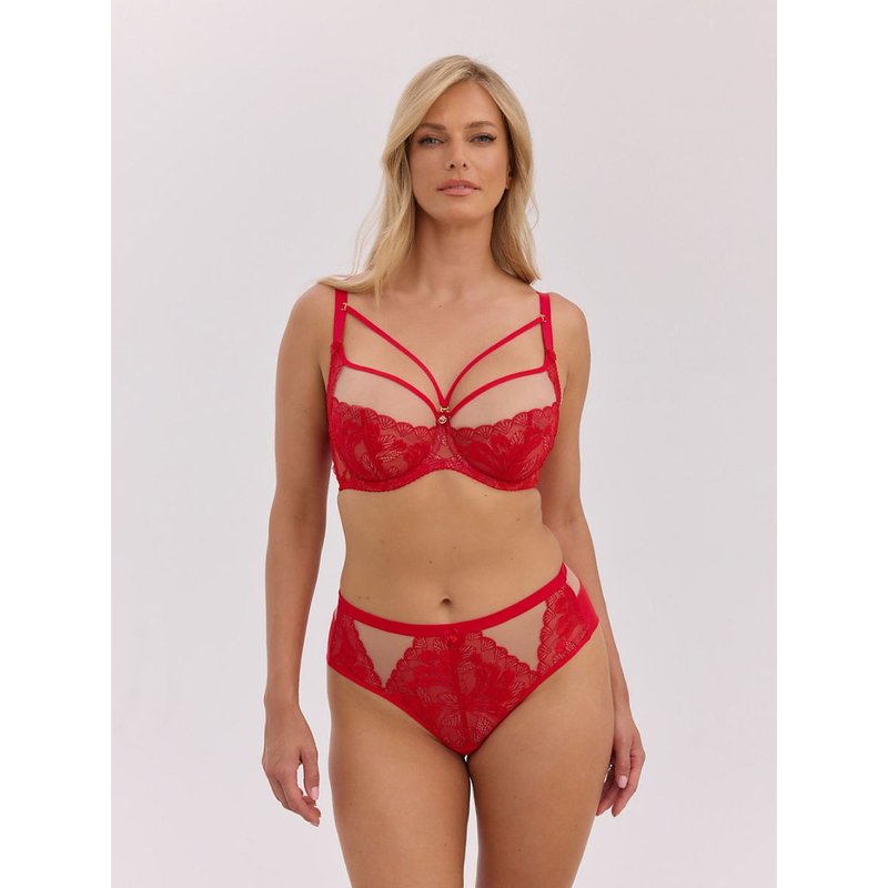 Brazilian style panties model 222887 Gaia - M - Red