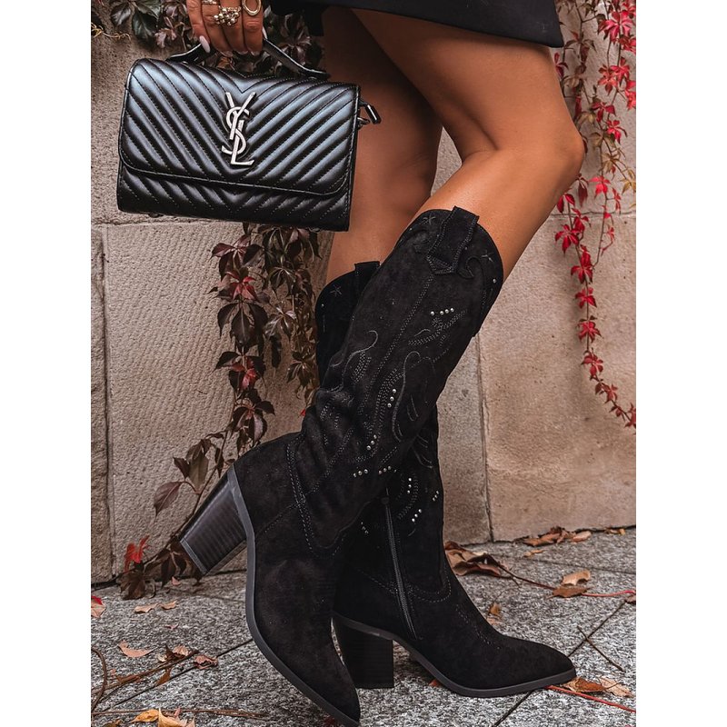 Heel boots model 223005 Step in style - 38 - Black