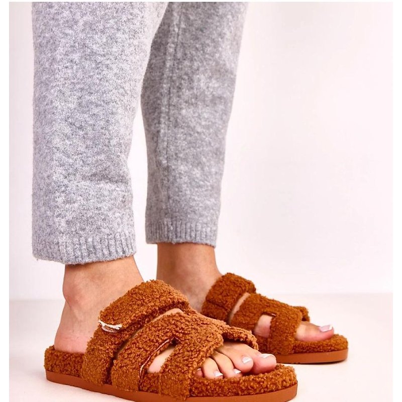 Slippers model 223139 Solea - 41 - Brown