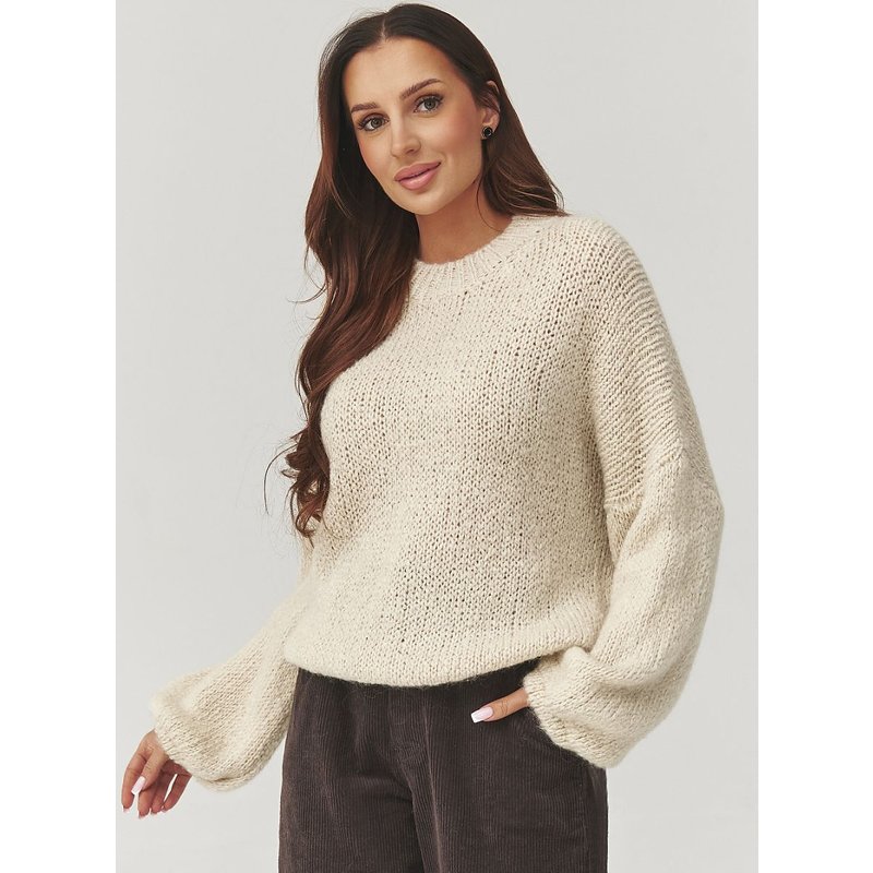 Jumper model 223237 Makadamia - ONE-SIZE-FITS-ALL - Beige