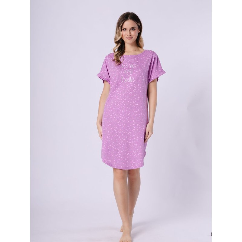 Nightshirt model 223688 M-Max - XXL - Violet