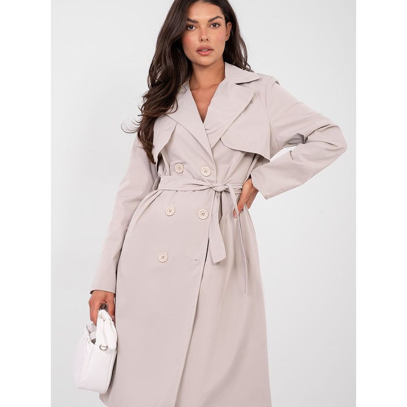 Coat model 223823 Rue Paris - ONE-SIZE-FITS-ALL - Beige