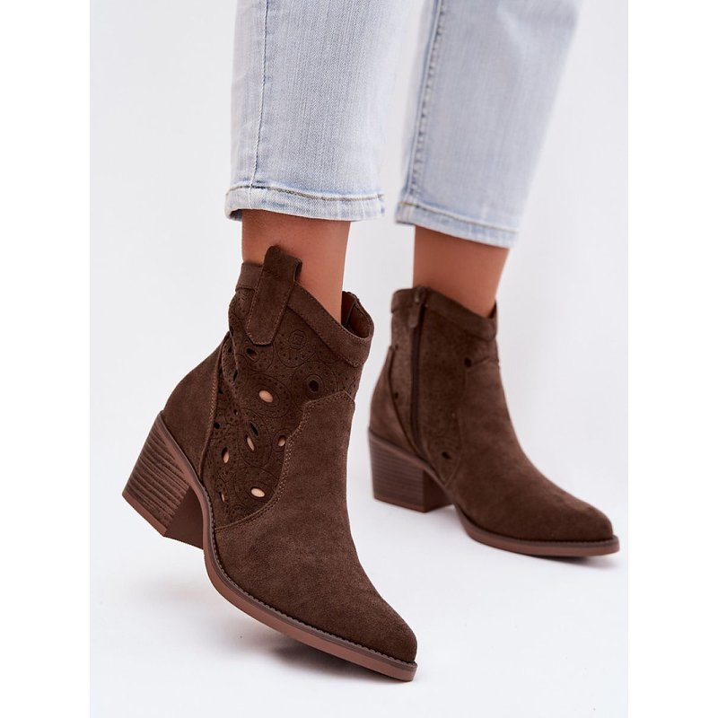 Heel boots model 223850 Step in style - 40 - Beige