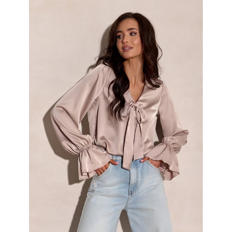 Blouse model 224029 Roco Fashion - 38 - Beige