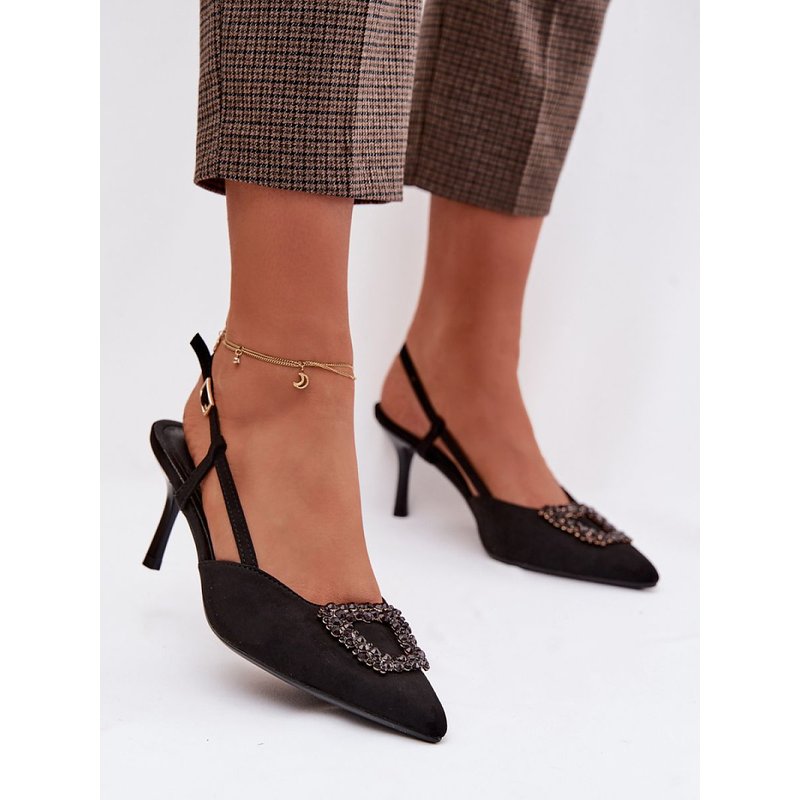Heel sandals model 224464 Step in style - 36 - Black