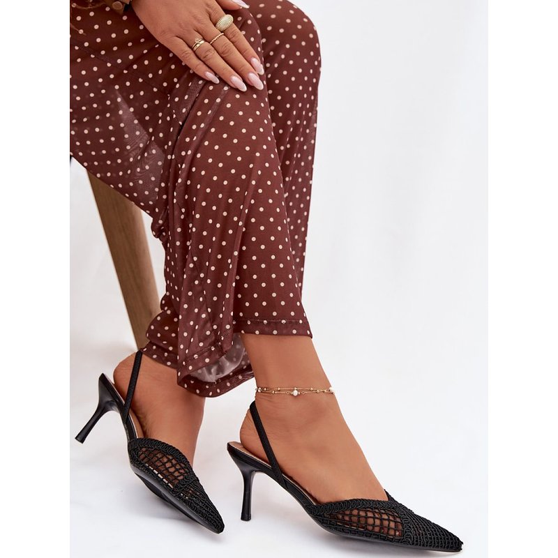 Heel sandals model 224493 Step in style - 39 - Black