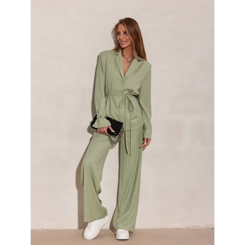 Women trousers model 224814 Roco Fashion - 36 - Green