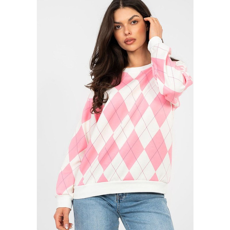 Sweatshirt model 224854 Italy Moda - ONE-SIZE-FITS-ALL - Pink
