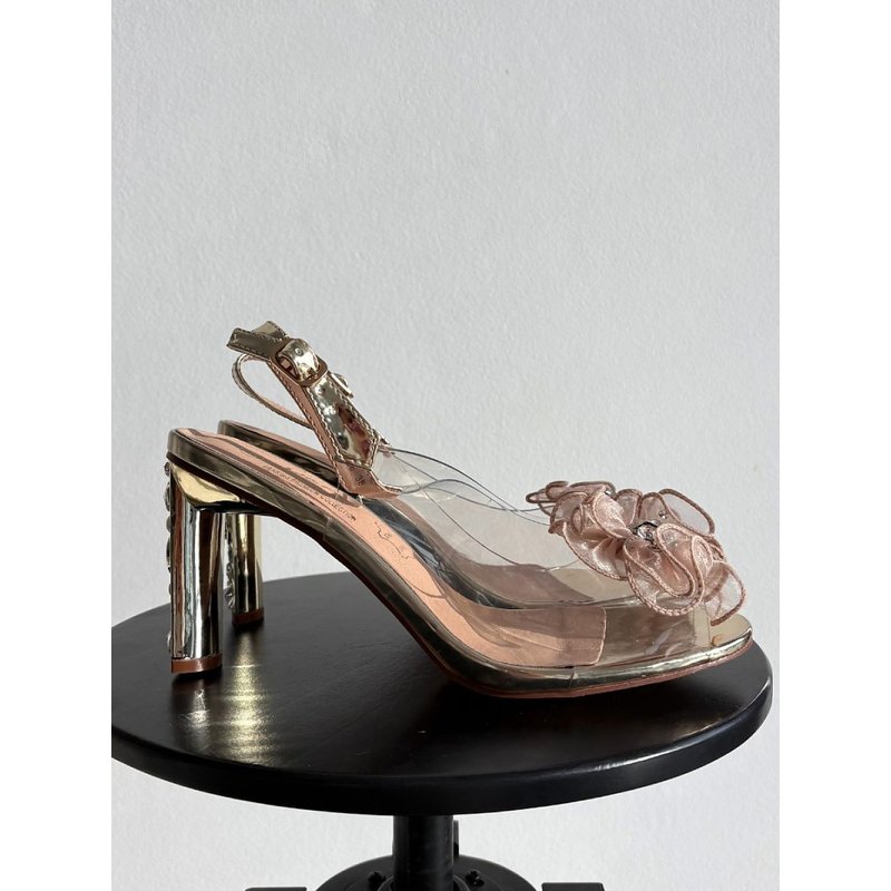 Heel sandals model 225149 Step in style - 41 - Yellow