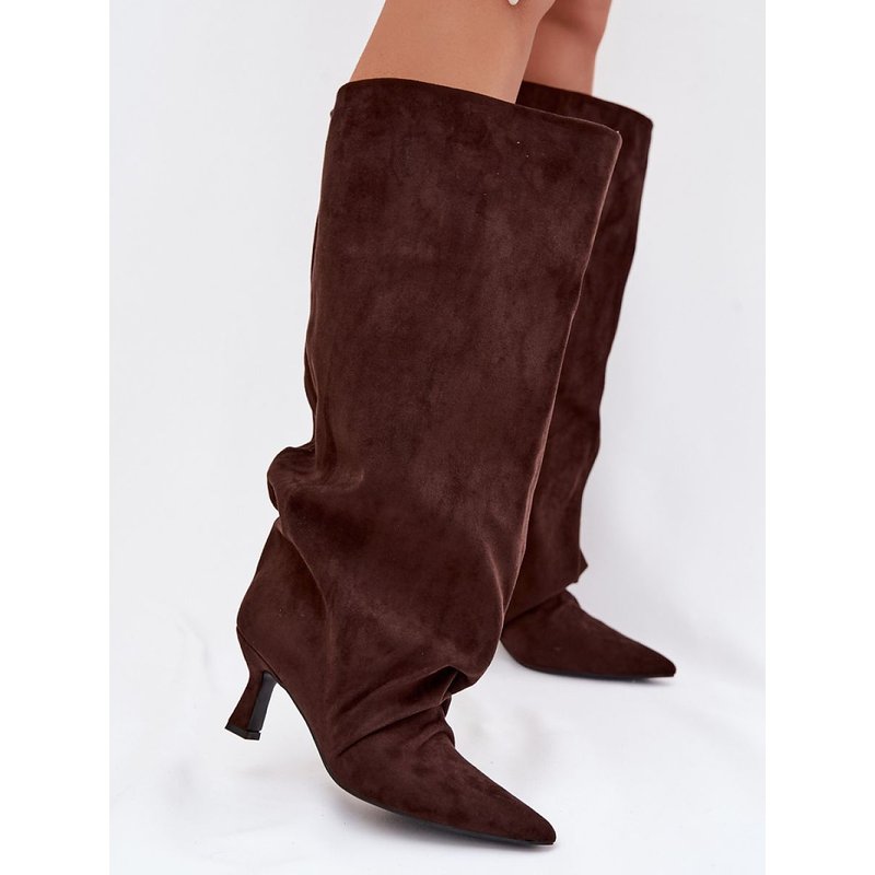 Heel boots model 225192 Step in style - 38 - Brown