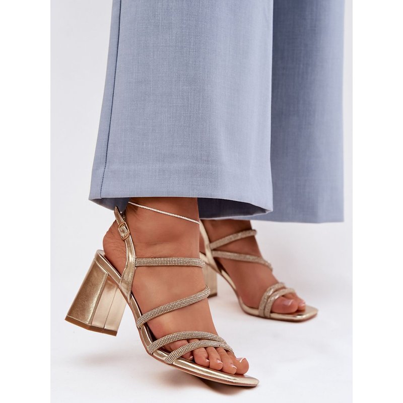 Heel sandals model 225209 Step in style - 38 - Yellow