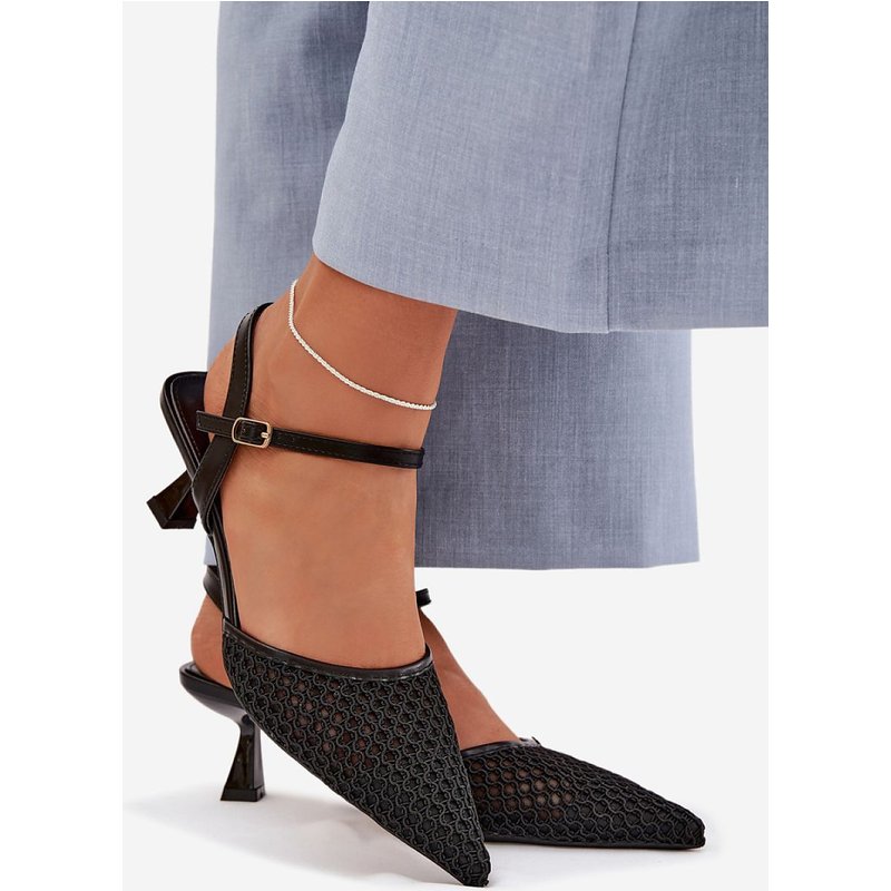 Heel sandals model 225214 Step in style - 41 - Black