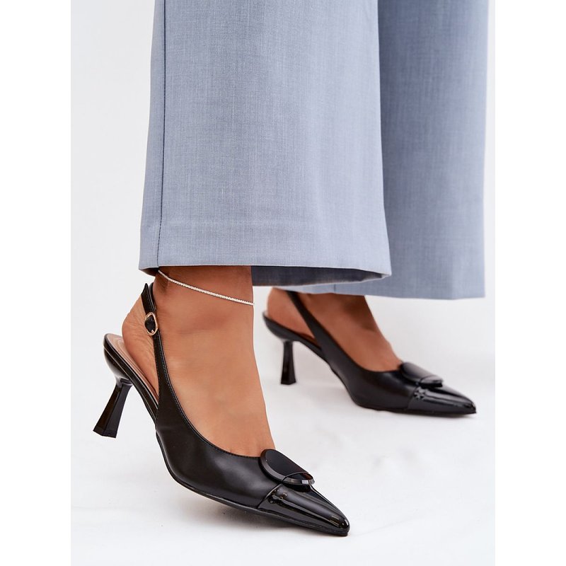 Heel sandals model 225217 Step in style - 37 - Black