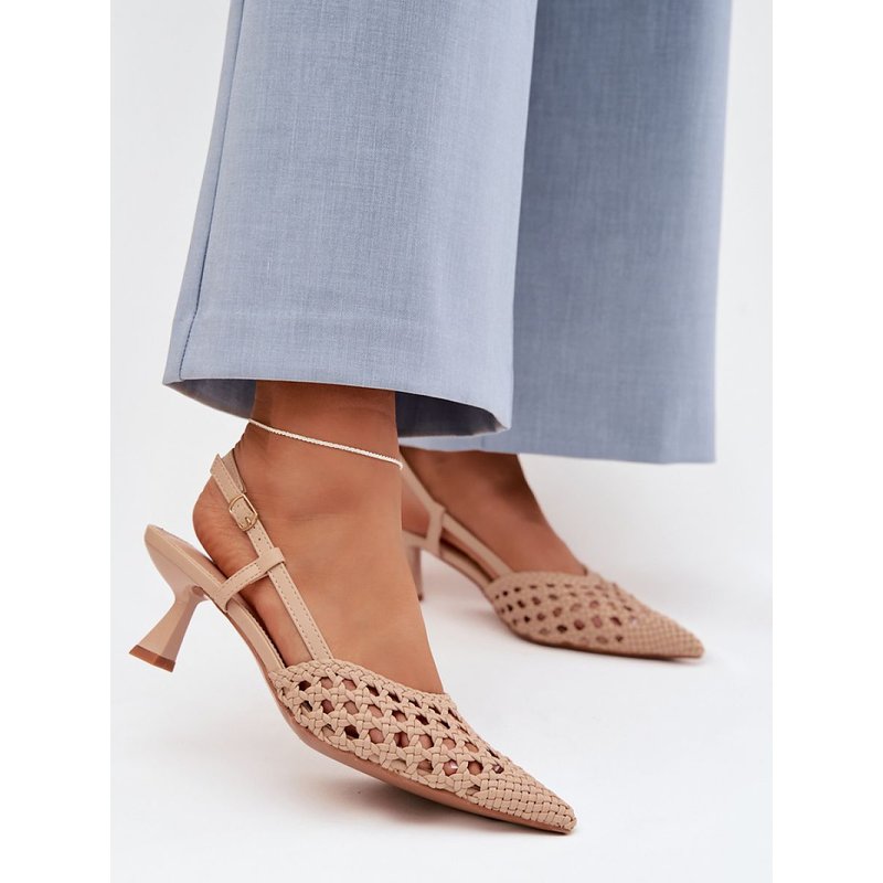 Heel sandals model 225225 Step in style - 41 - Beige
