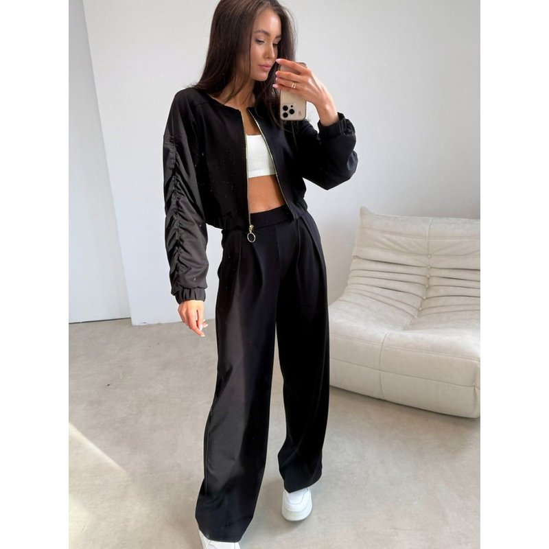 Women trousers model 225271 Roco Fashion - 34 - Black