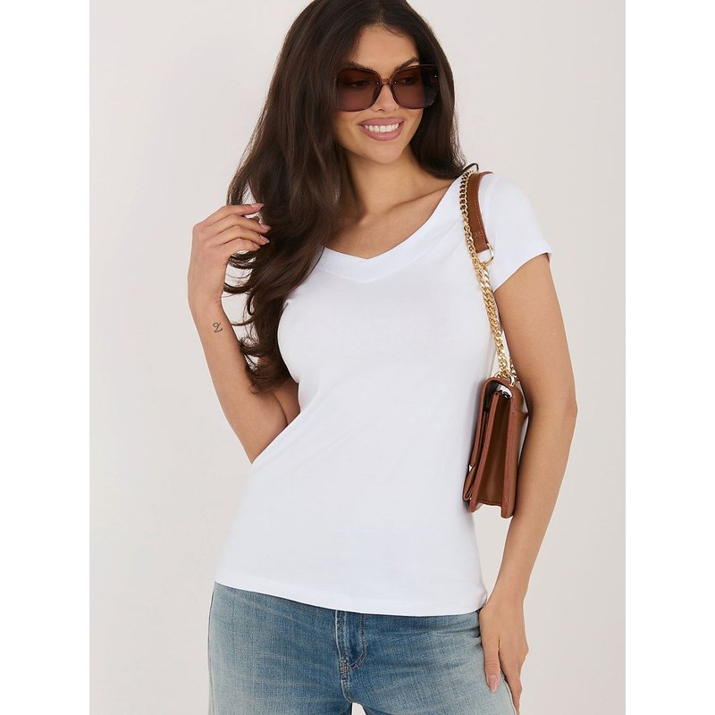 Blouse model 226286 Rue Paris - S/M - White