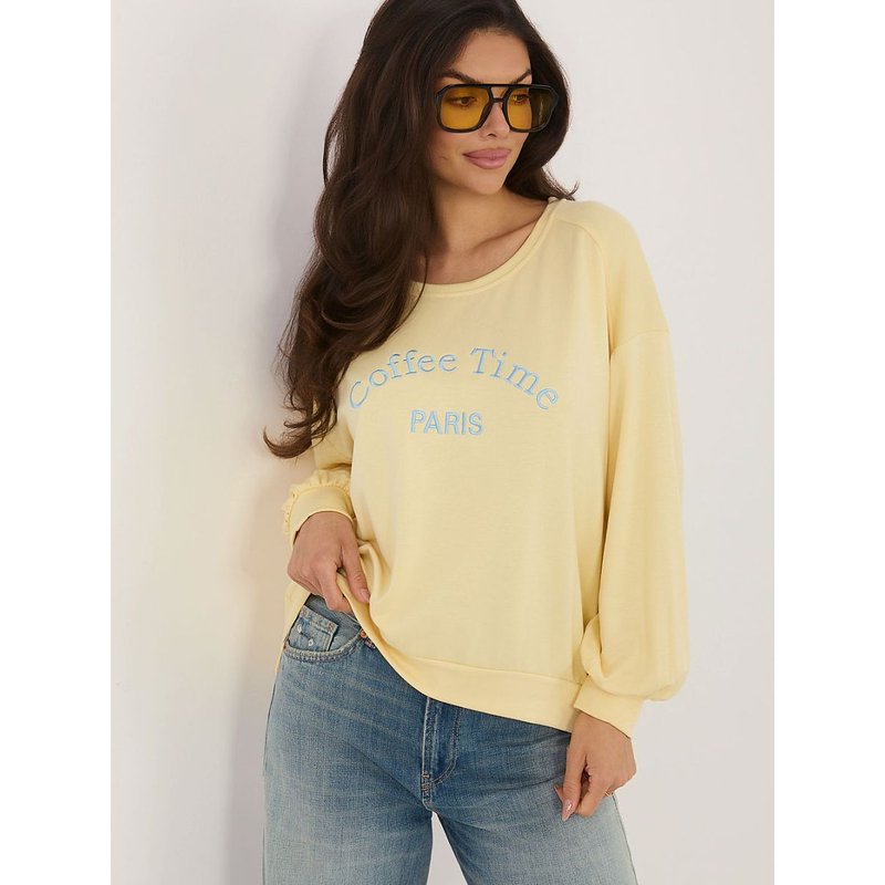 Sweatshirt model 226299 Rue Paris - ONE-SIZE-FITS-ALL - Yellow