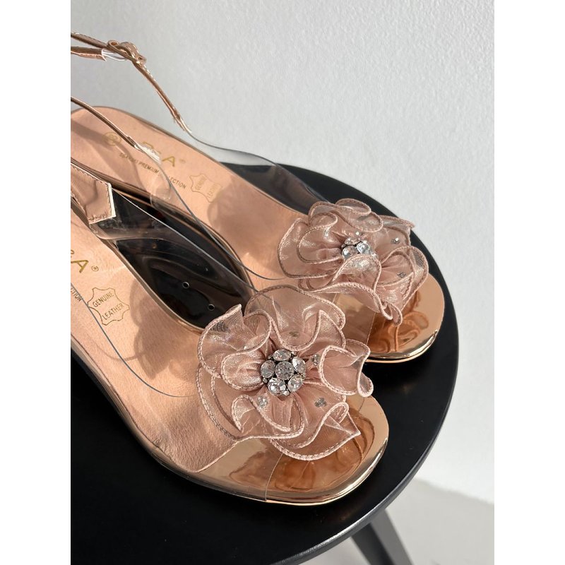 Heel sandals model 226340 Step in style - 41 - Pink