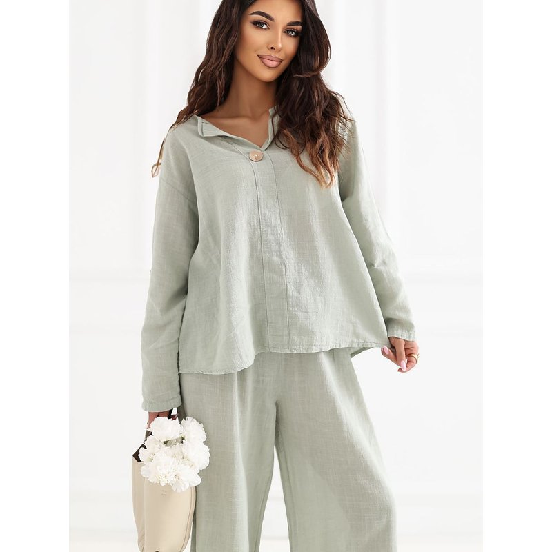 Blouse model 226448 Italy Moda - ONE-SIZE-FITS-ALL - Green