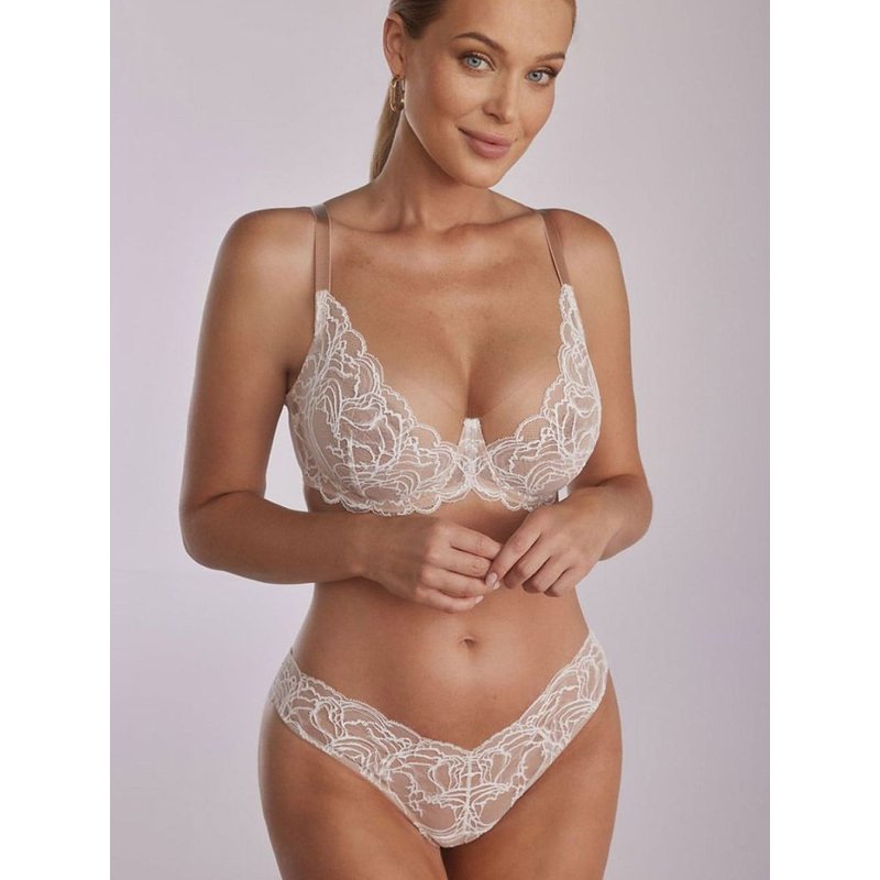 Brazilian style panties model 226722 Kinga - S - Beige