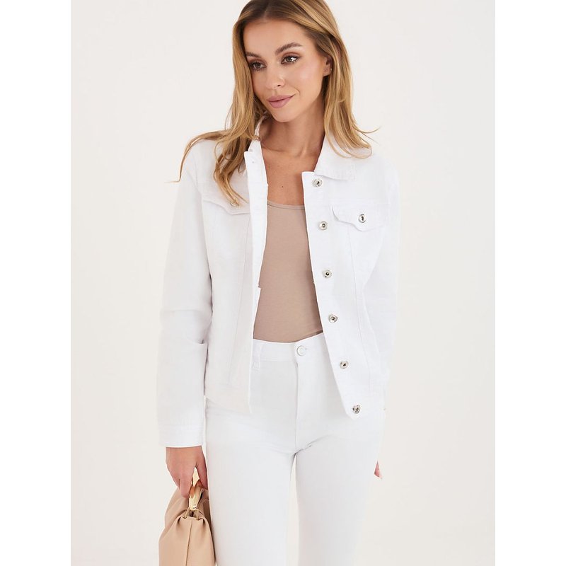 Denim jacket model 227206 Factory Price - M - White