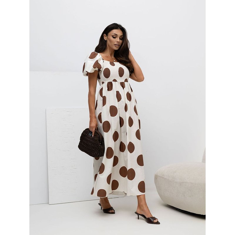 Daydress model 227235 Italy Moda - ONE-SIZE-FITS-ALL - Brown