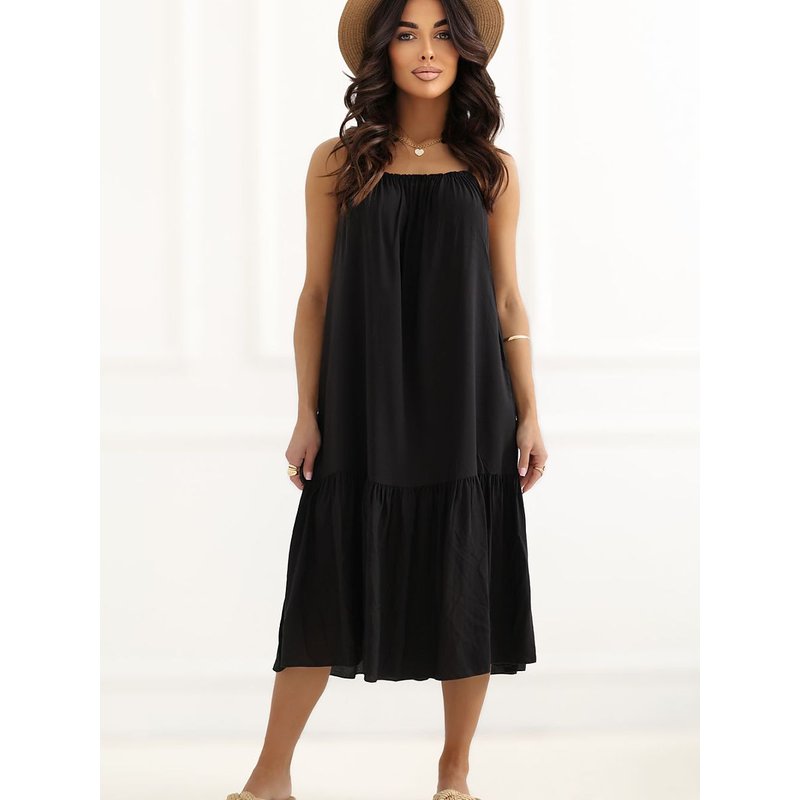 Daydress model 227637 Italy Moda - M/L - Black
