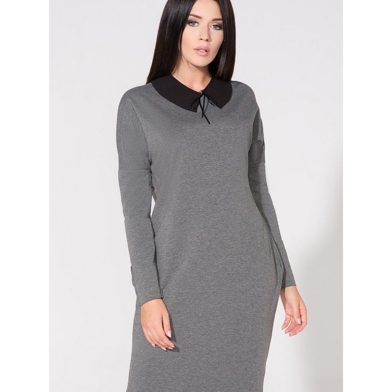 Evening dress model 61714 Tessita - M/L - Grey