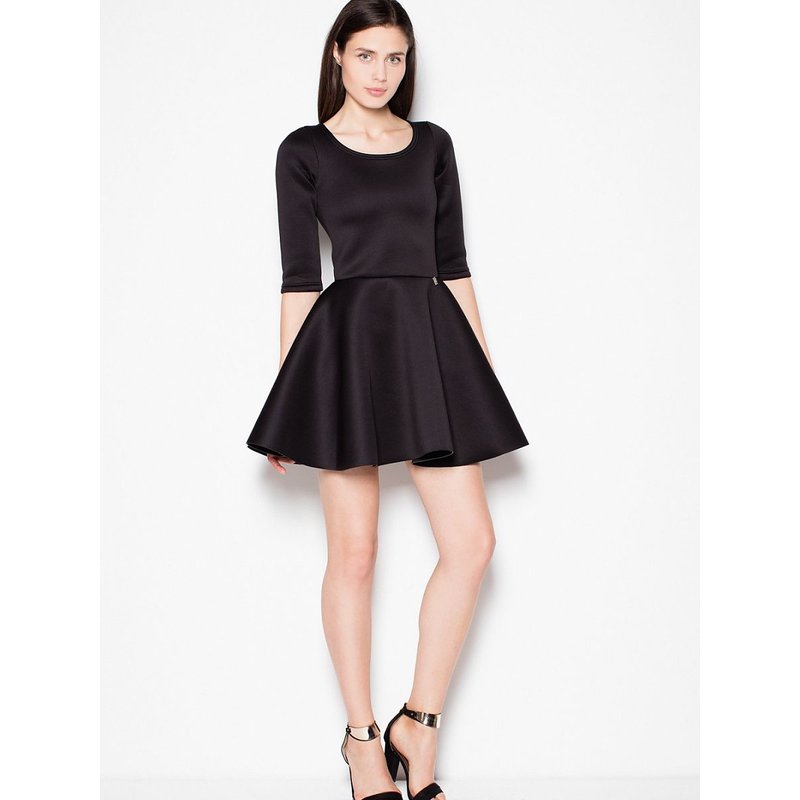 Cocktail dress model 77203 Venaton - L - Black