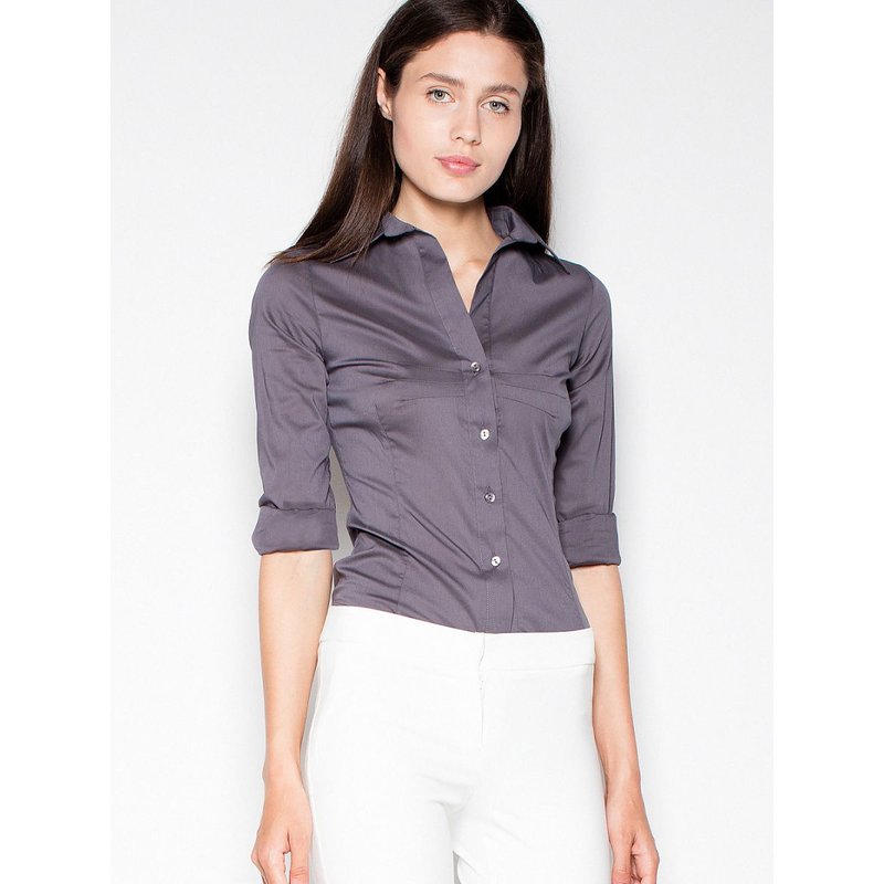 Long sleeve shirt model 77456 Venaton - XL - Grey