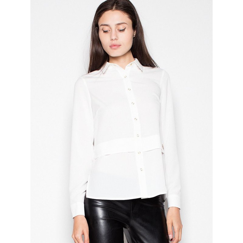 Long sleeve shirt model 77461 Venaton - L - Beige
