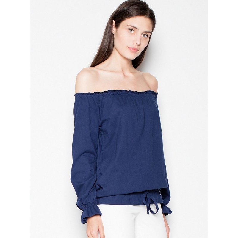 Blouse model 77498 Venaton - M - Navy blue