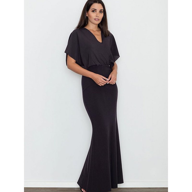 Long dress model 111035 Figl - S - Black