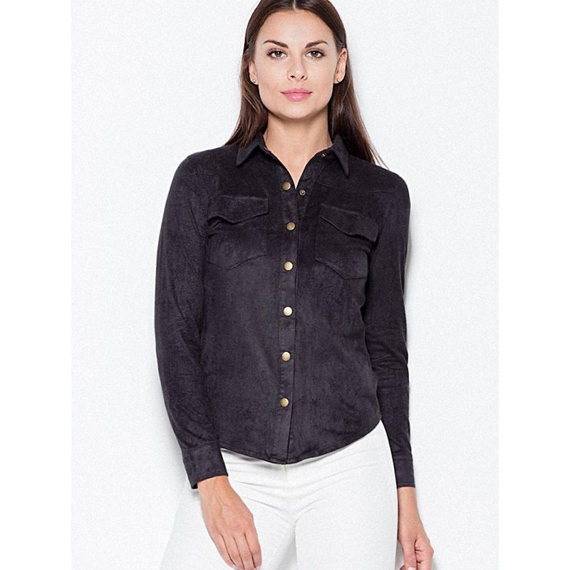 Long sleeve shirt model 111799 Venaton - XL - Black