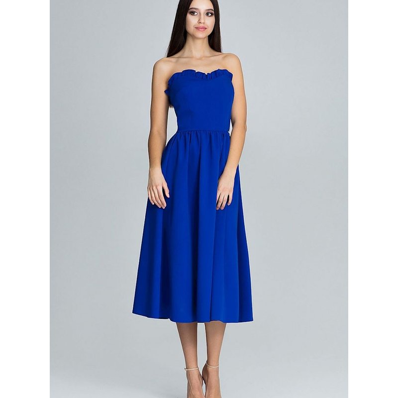 Evening dress model 116337 Figl - M - Blue