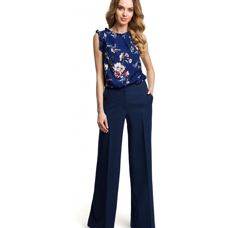 Women trousers model 117581 Moe - M - Navy blue