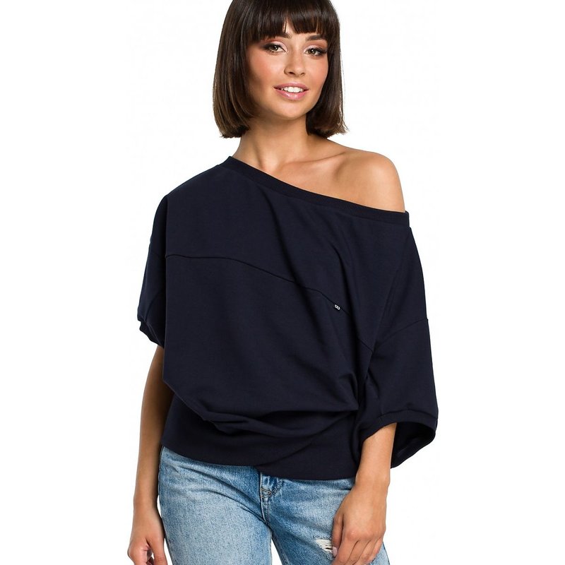 Sweatshirt model 118598 BeWear - S/M - Navy blue