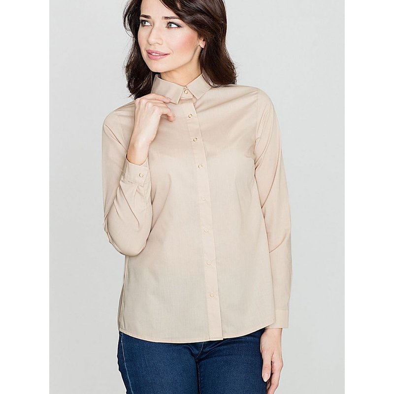 Long sleeve shirt model 119311 Lenitif - XL - Beige