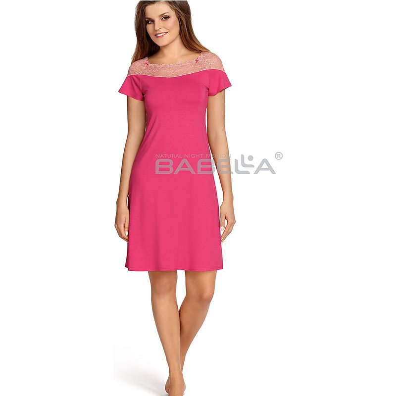 Nightshirt model 120216 Babella - S - Pink