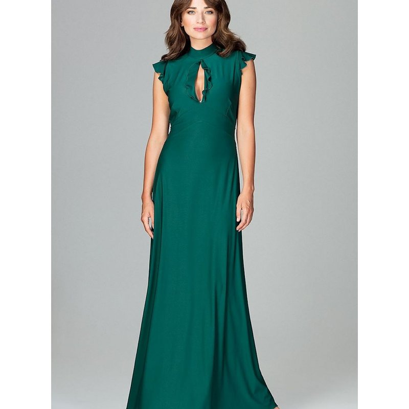 Cocktail dress model 120754 Lenitif - M - Green