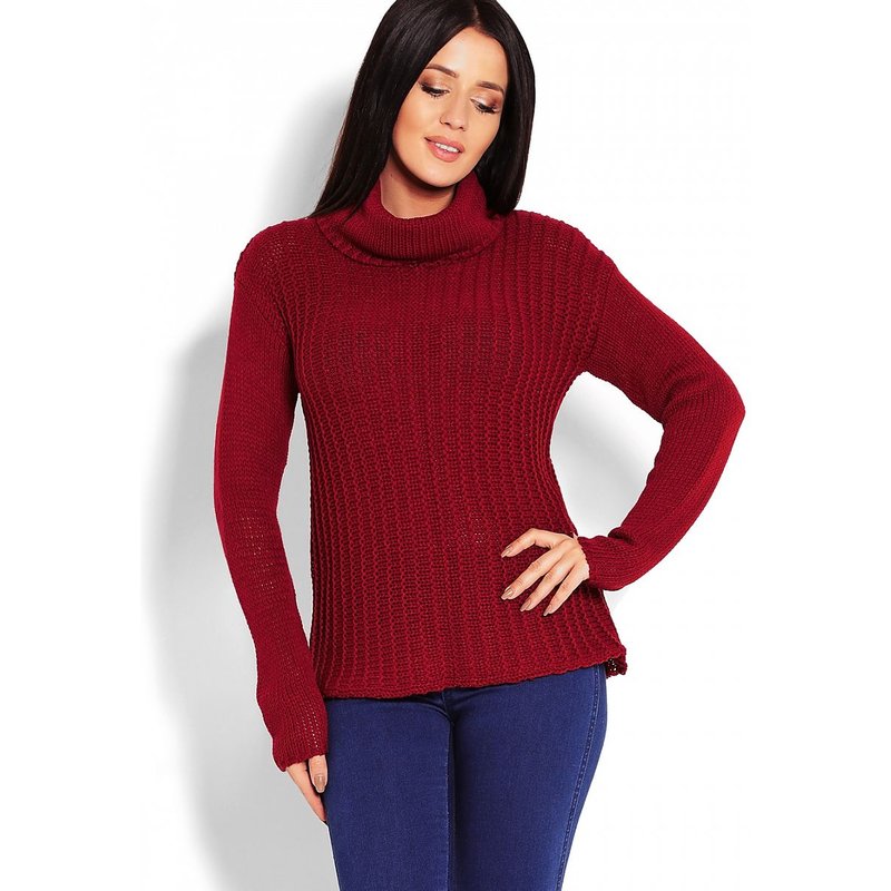 Turtleneck model 123409 PeeKaBoo - ONE-SIZE-FITS-ALL - Red