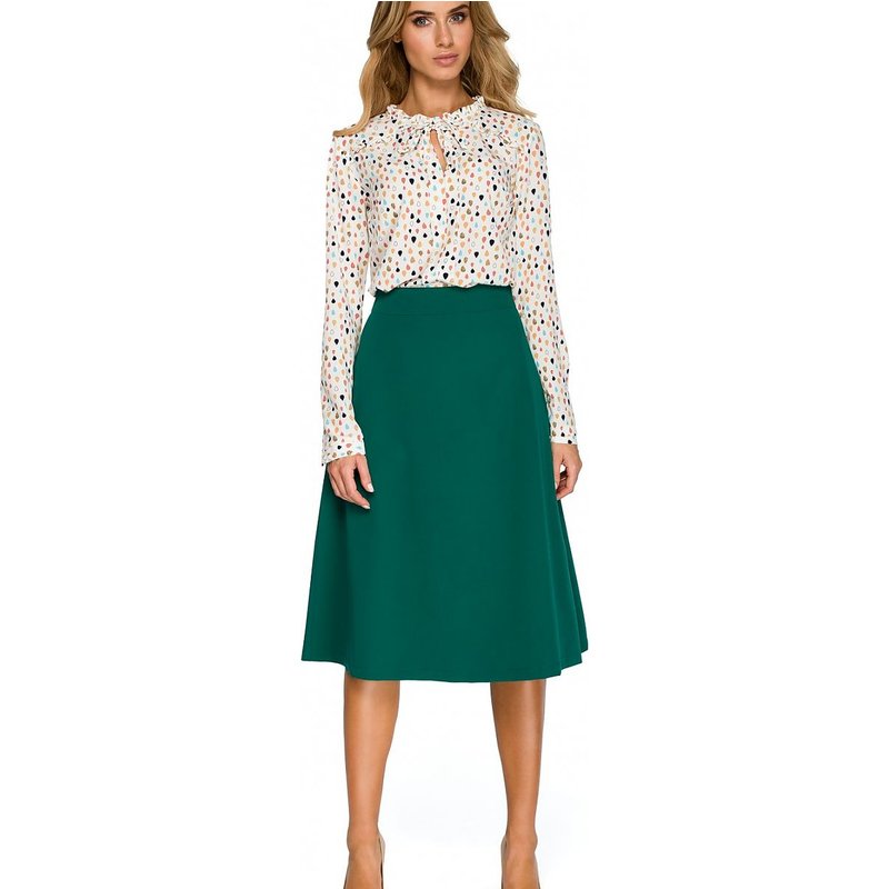 Skirt model 124820 Stylove - M - Green